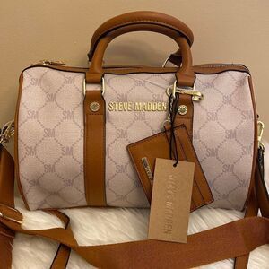 NWT Steve Madden Creme Multi - Purse/Crossbody - BKALI